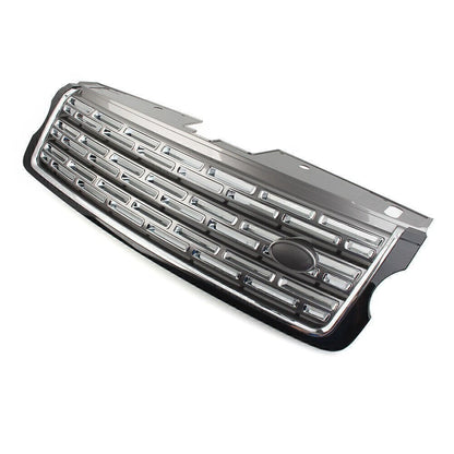 Front Bumper Upper Grille Grill Black+Black For Land Rover Range Rover 2013-2017