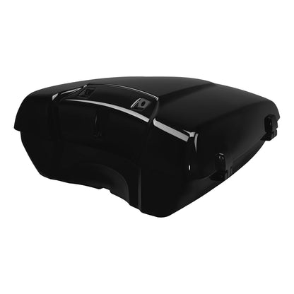 Vivid Black Low Profile Trunk For Indian Chieftain Limited Dark Horse 16-25