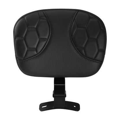 Black Front Rider Driver Backrest Pad Fit For Harley Street Road Glide 09-23 22