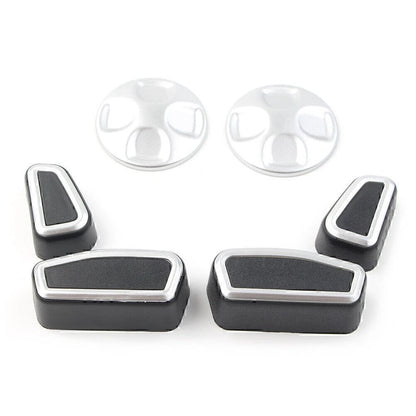 Inner Car Seat Adjustment Button Trim Cover 6pcs For Alfa Romeo Giulia 2017-2021