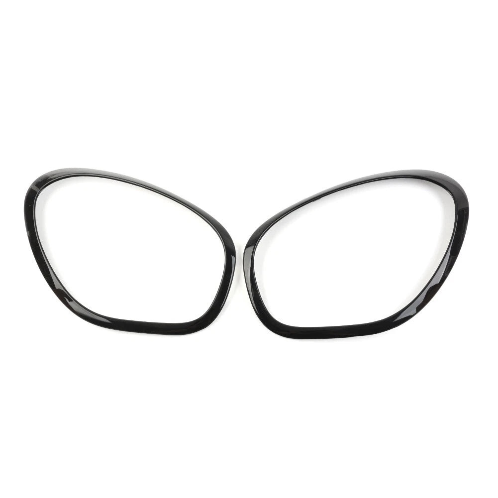 Headlight Ring Bezel Trim Surround Cover For BMW Mini Cooper R60 Countryman Pair