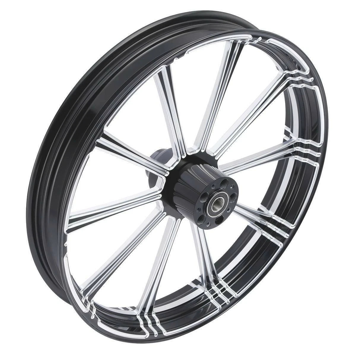 30'' Front Wheel Rim Single Disc Wheel Hub Fit For Harley Street Glide 08-25 ABS