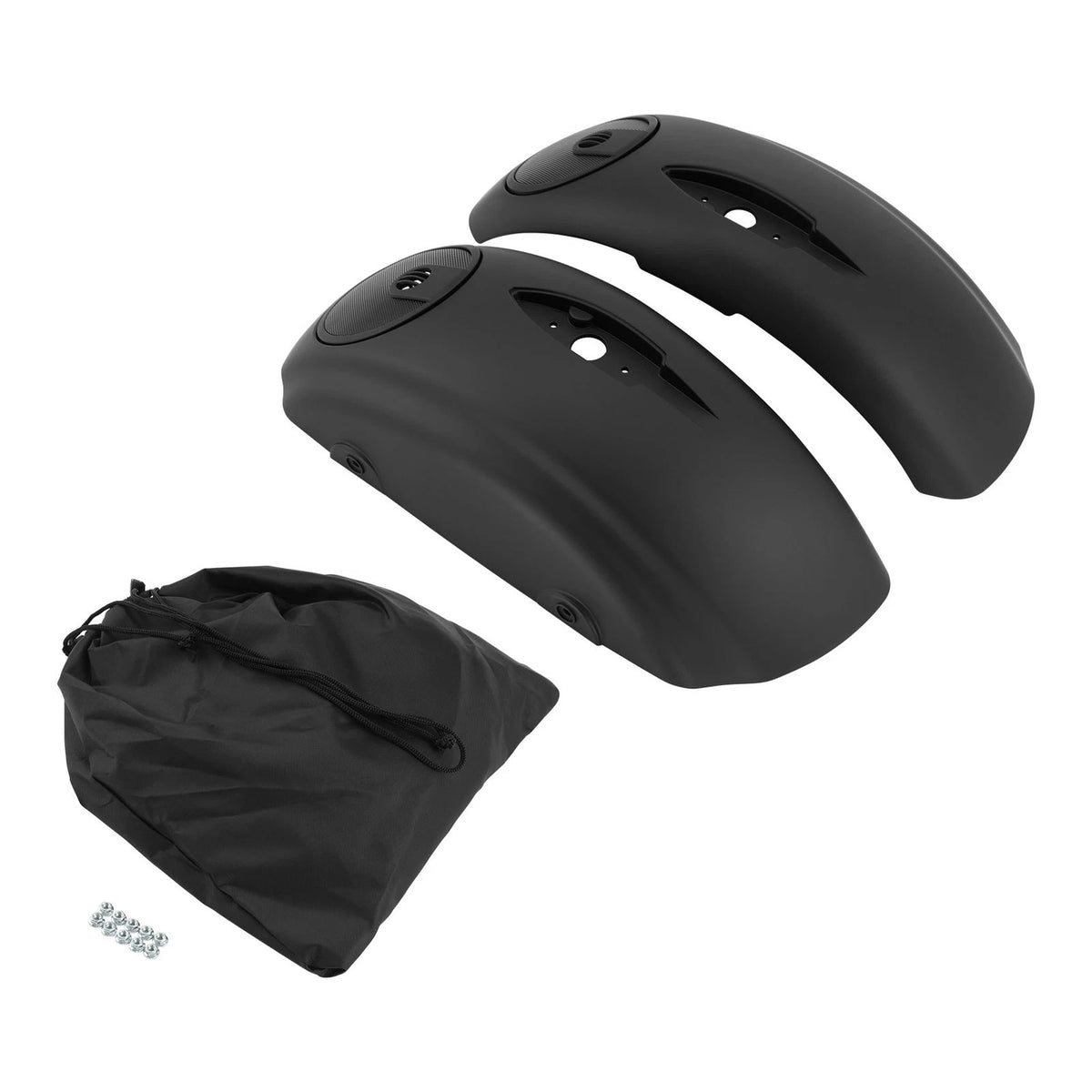 Matte Hard Saddlebag Lids 6.5'' Speaker Cutout Fit For Indian 16-23 Springfield