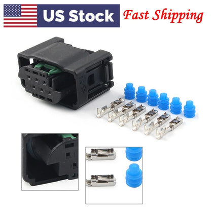 1 Connector w 6 Pins and 6 Seals for Electronic Throttle Body