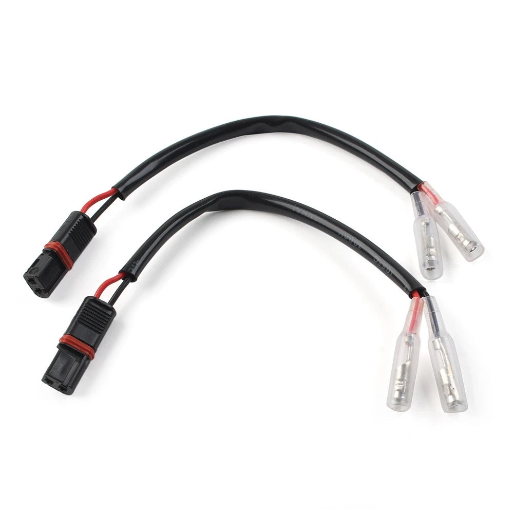 Turn Signal Wire Adapter Plug Connector For BMW S1000RR R850GS R1200GS Pair 12V
