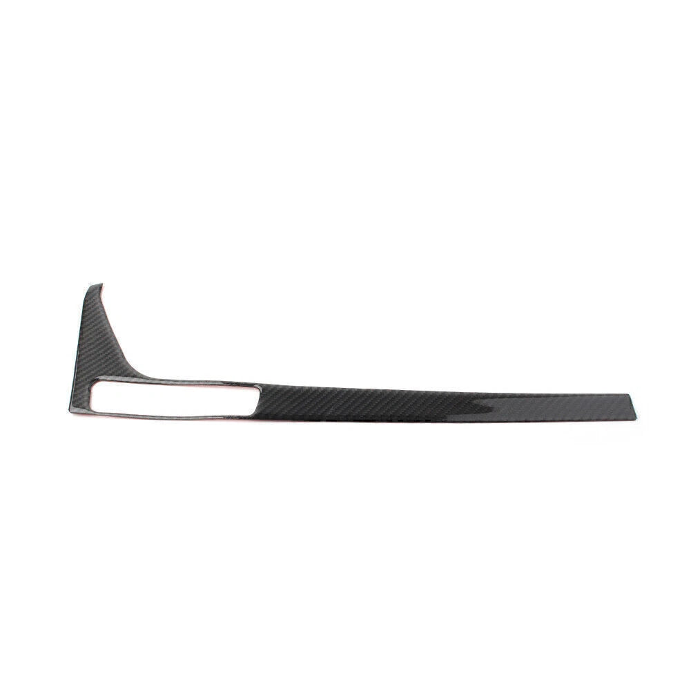 Console Gear Shift Box Trim Cover LHD For Audi A4 B9 A5 S5 2017-20 Carbon Fiber