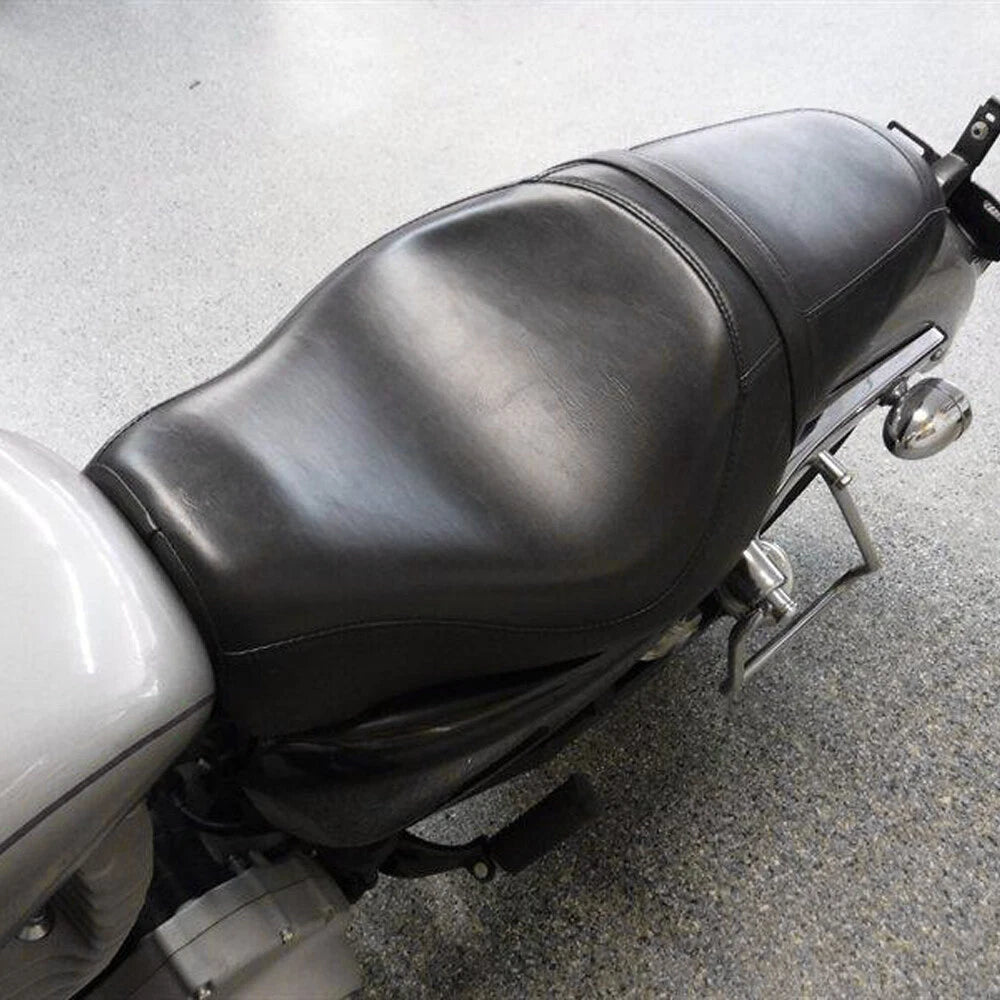 Two Up Seat Passenger Driver Saddle For Harley Sportster XL 883 1200 48 72 Iron