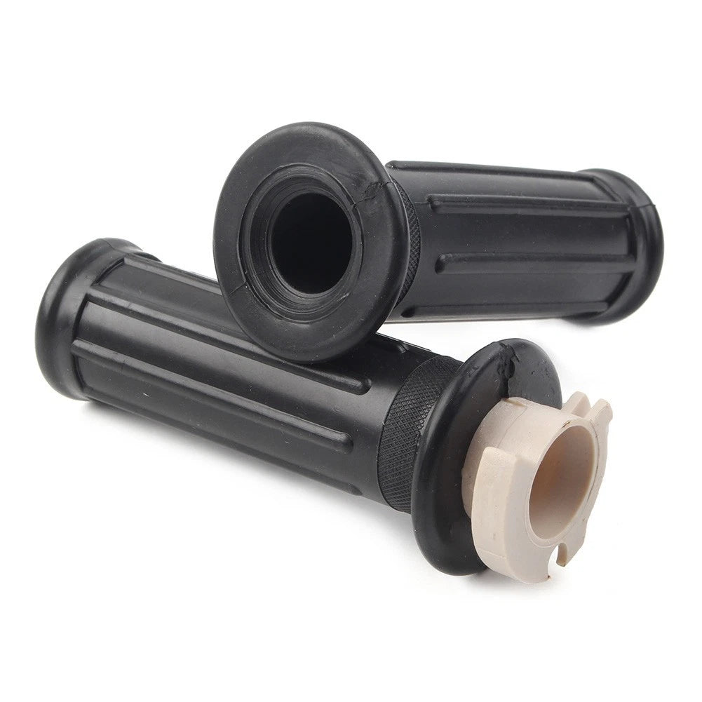 PAIR TWIST THROTTLE HAND GRIPS TUBE FIT YAMAHA PW50 PY50 PEEWEE 50 PIT DIRT BIKE