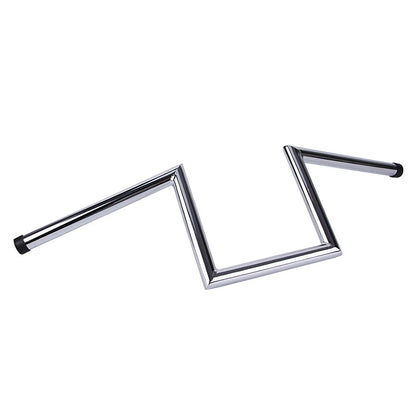 8" Rise 1" Ape Hanger Handlebars Drag Z-Bar Universal For Harley Honda Kawasaki