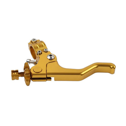 Stunt Clutch Lever Performance Cable Pull 7/8 1 Finger Universal Motorcycle Gold