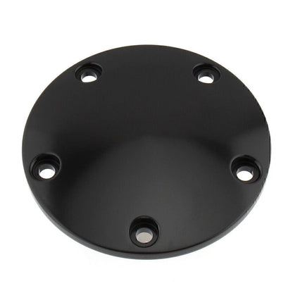 Black Domed Timing Points Cover for Harley Twin Cam Softail Dyna Touring 1999-17