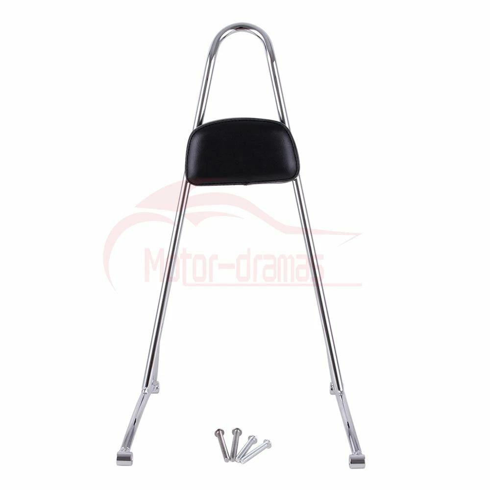 Detachable Passenger Sissy Bar Backrest Pad For Harley Sportster 1200 883 04-21