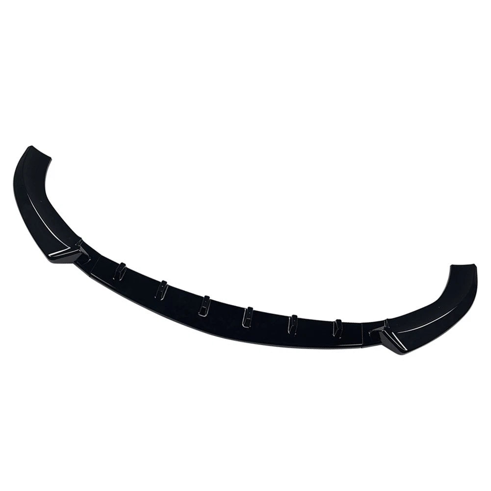 Glossy BLK Front Bumper Lip Splitter For Benz E-Class W213 E63 Sport Model 16-19