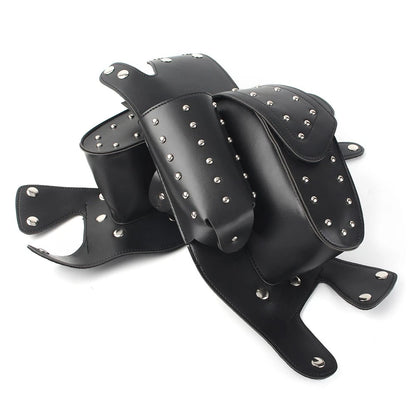 Engine Bar Saddlebag Guard Bag Water Bottle Holder For Harley Touring FLHT FLHR