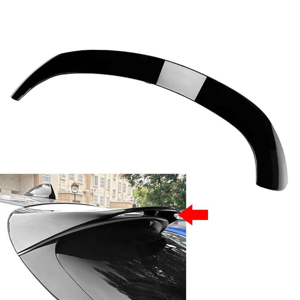 1pc Glossy Black Rear Roof Spoiler Wing Lip For Alfa Romeo Stelvio 2017-2024