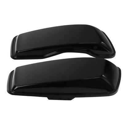 Vivid Black Hard Saddlebag Lids Fit For Harley Touring Street Road Glide 2014-24
