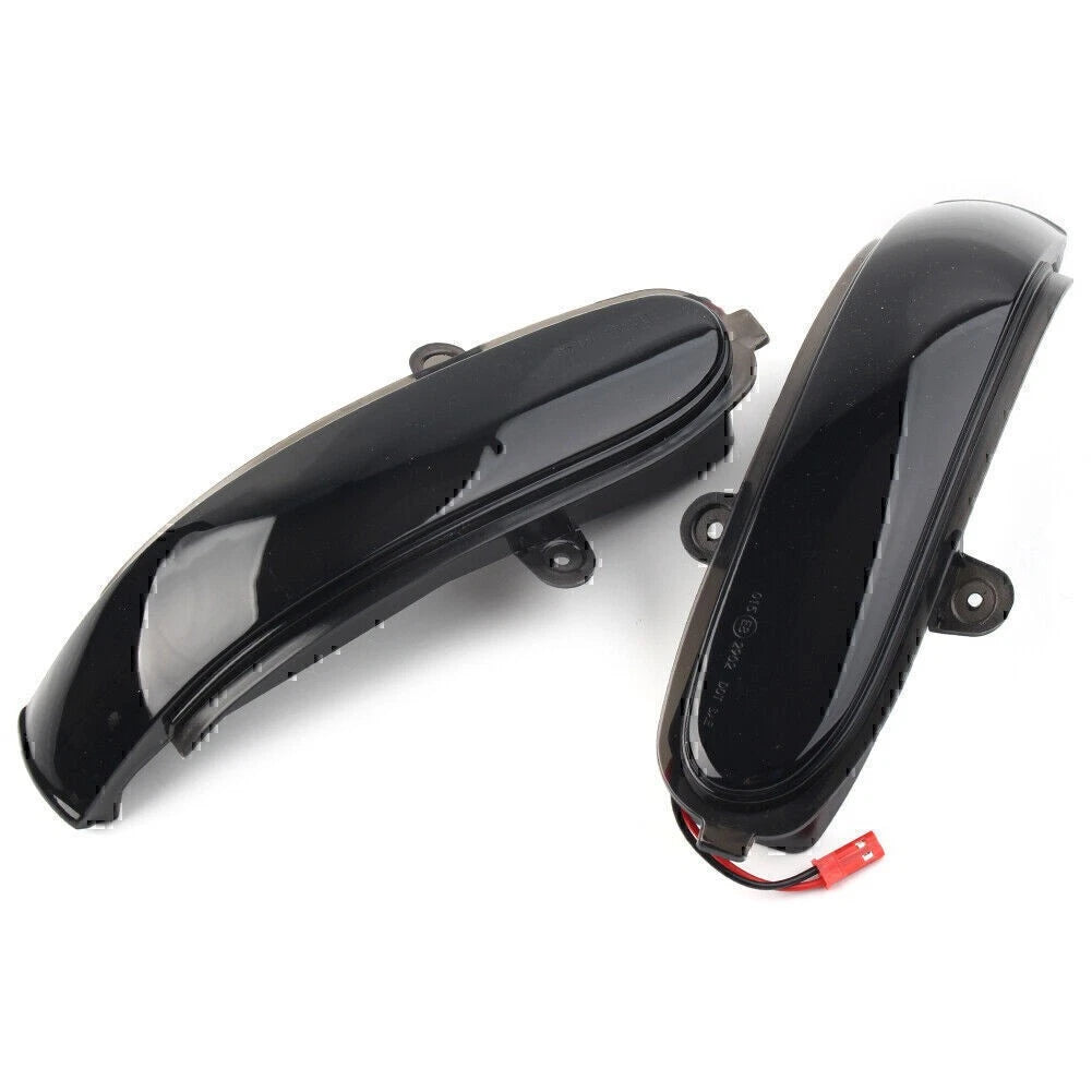 LED Mirror Dynamic Turn Signal Light For Benz C W203 S203 CL203 2001-2007 Black