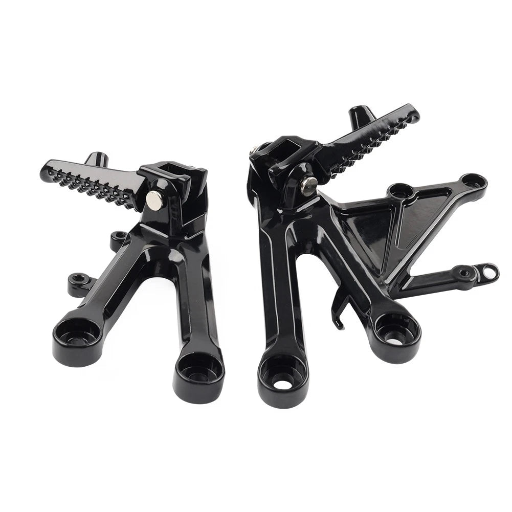 Front Driver Foot Pegs Footrest Bracket Set For Honda CBR1000RR CBR 1000RR 04-07
