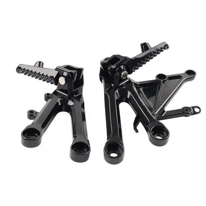 Front Driver Foot Pegs Footrest Bracket Set For Honda CBR1000RR CBR 1000RR 04-07