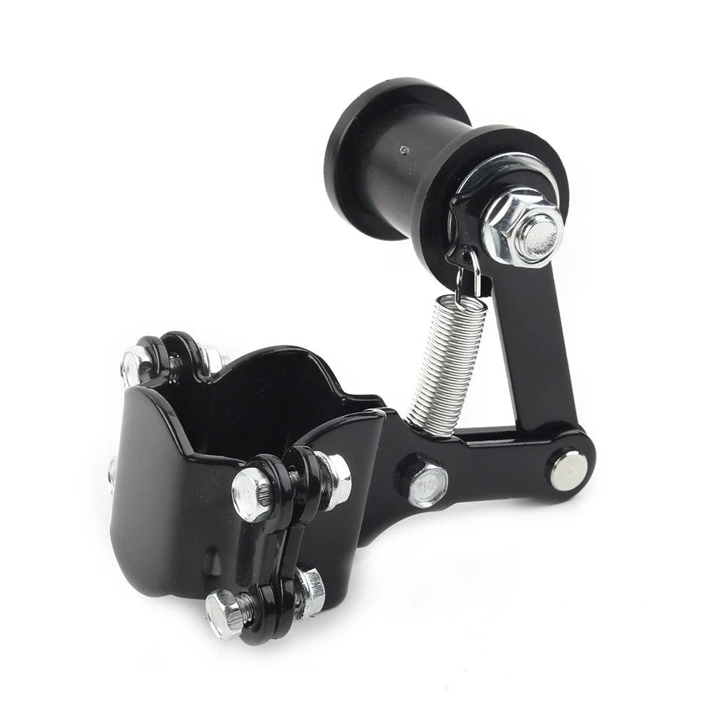 Aluminum Chain Tensioner Bolt on Roller Motocross Chopper For Dirt Bike ATV Blk