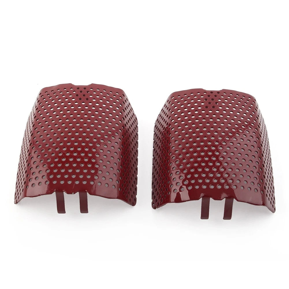 2Pcs Steel Front Caliper Screen Inserts For Harley V-Rod & Touring 06-19