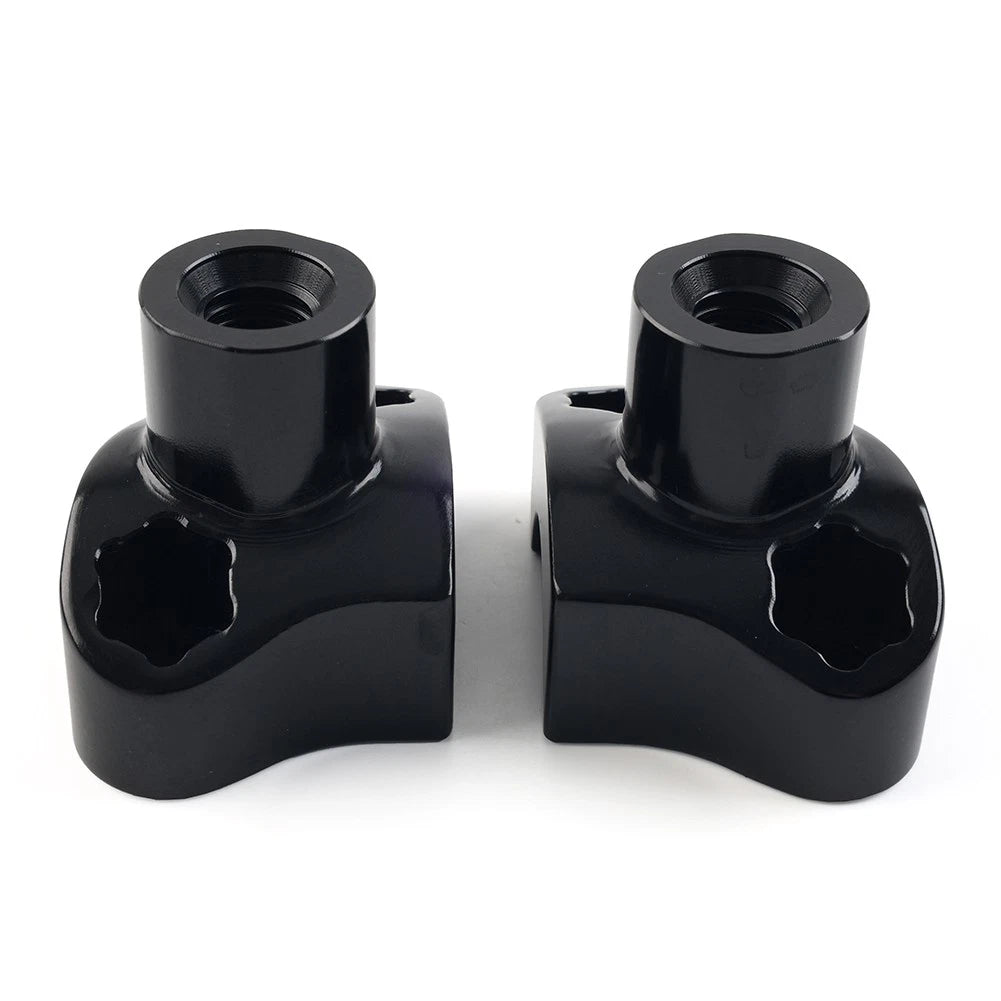 1.7 Tall Handlebar Risers For Harley-Davidson Dyna For Harley Street bob Black
