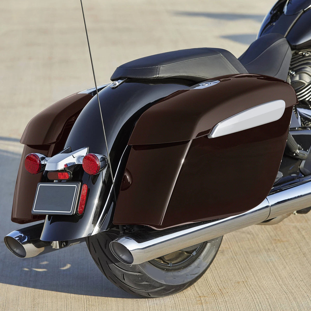 Hard Saddlebags Fit For Indian Chieftain Dark Horse Limited Dark 19-25 22 Walnut