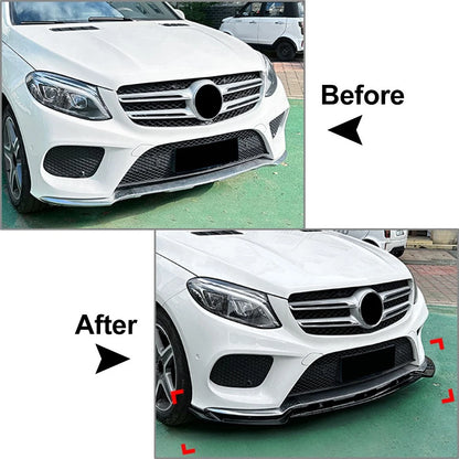 ABS FrontBumper LipSpoiler For Mercedes Benz GLE Class W166 Coupe C292 15-18