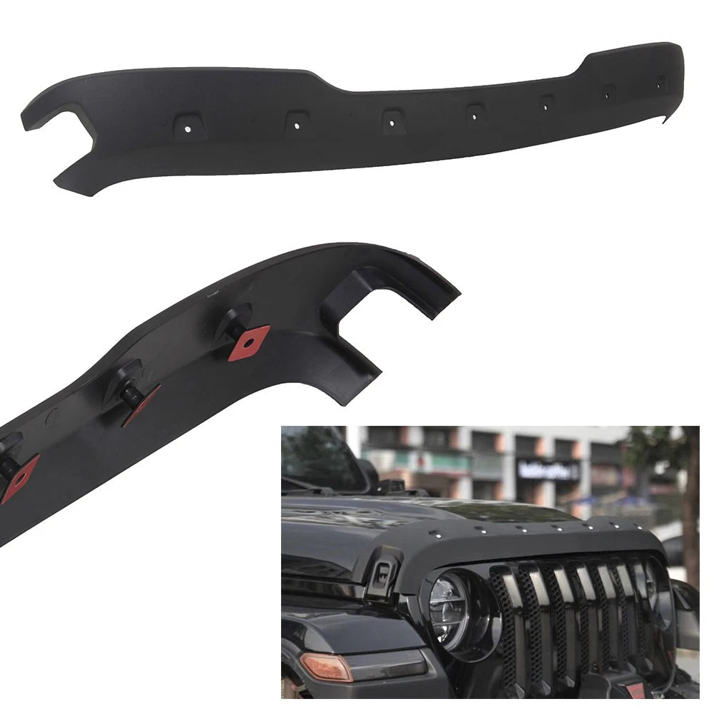 Trail Armor Hood Stone Guard Cover Trim For Jeep Gladiator Wrangler JL 2018-2020