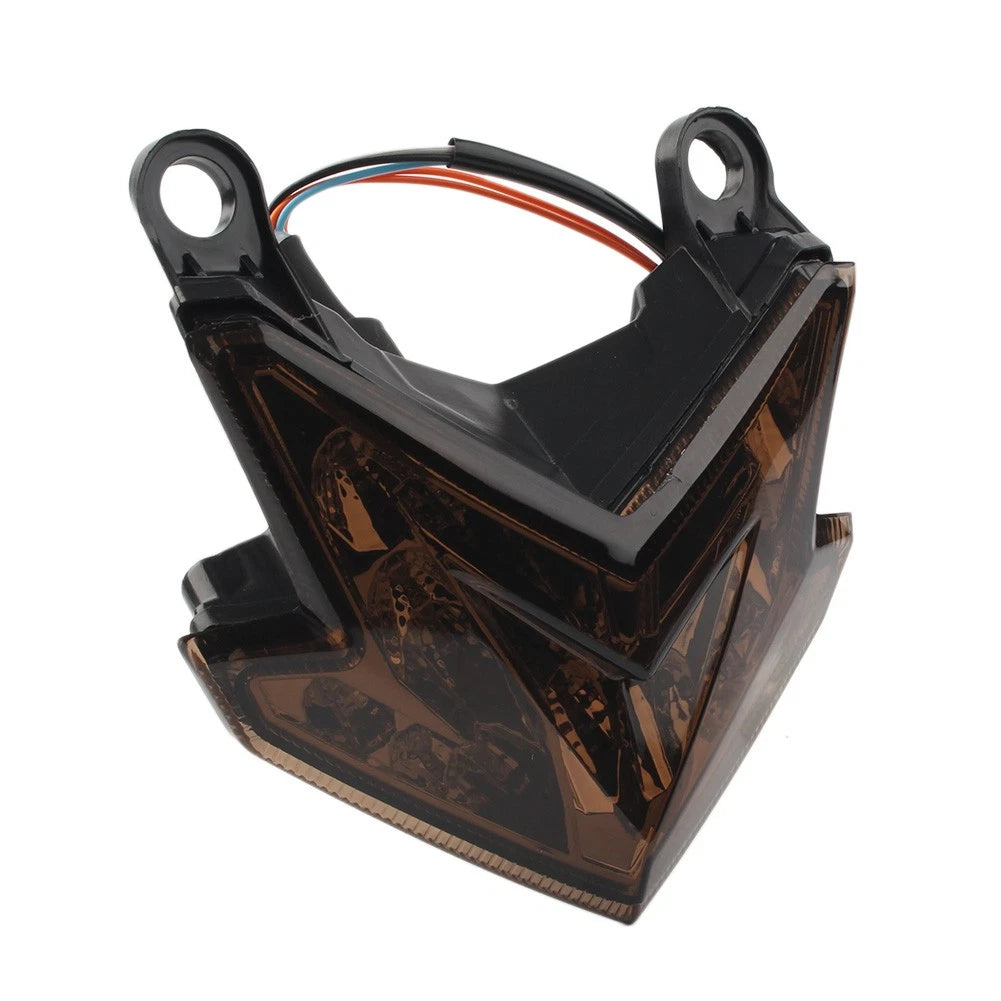 ILED Turn Signal Taillight Tail Lamp Fit KAWASAKI Z125 Z800 ZX-6R NINJA US Black
