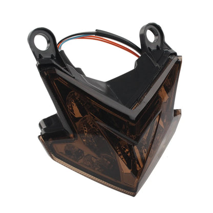 ILED Turn Signal Taillight Tail Lamp Fit KAWASAKI Z125 Z800 ZX-6R NINJA US Black