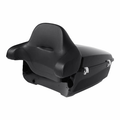 Black King Trunk Pad Speakers Fit For Harley Touring Glide 2014-Up