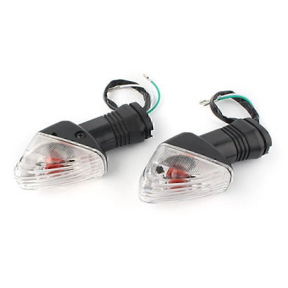 Turn Signal Indicator Lights Clear Fit Kawasaki Ninja ZX-6R ZX-10R Z750 Z1000
