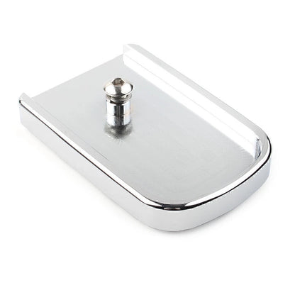 1Brake Pedal Pad Cover For Harley Road & Street Glide Softail Fatboy FLST Chrome
