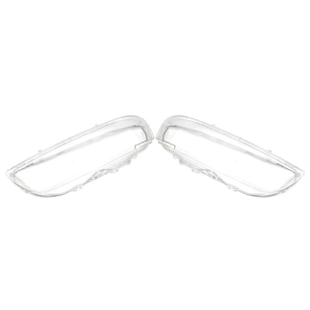 Front Headlight Lens Shell Cover Replacement Fit BMW 5 Series E39 2001-2003 PAIR