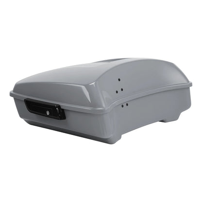 Chopped Trunk Luggage Fit For Harley CVO Electra Road Glide 14-Up Billiard Gray
