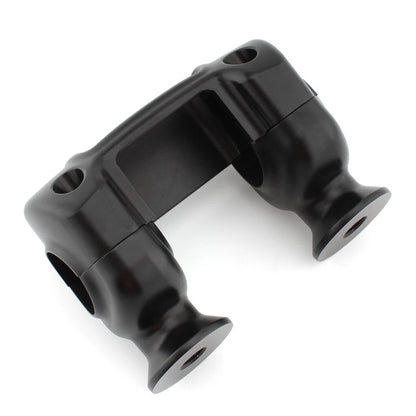 1 1/4" Handlebar 32mm Riser Top Clamp Kit For Harley Softail Street Bob Black