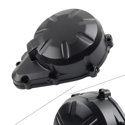 Left Stator Engine Cover Crankcase Black For Kawasaki Z900 Z900 ABS 2017-2025