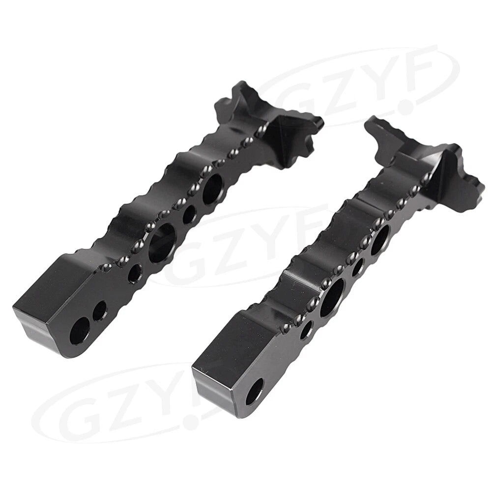 2 x Rear Foot pegs Footrests Black Fit Suzuki Hayabusa GSX1300R 2008-2017 Motor