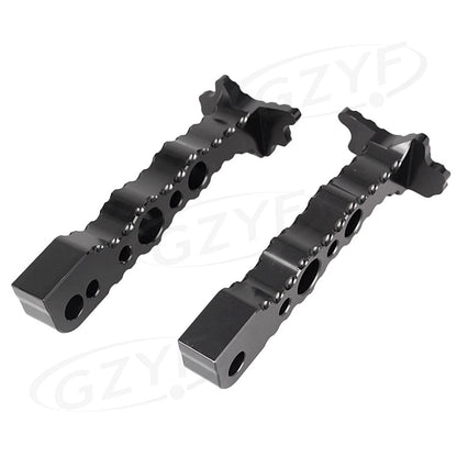 2 x Rear Foot pegs Footrests Black Fit Suzuki Hayabusa GSX1300R 2008-2017 Motor