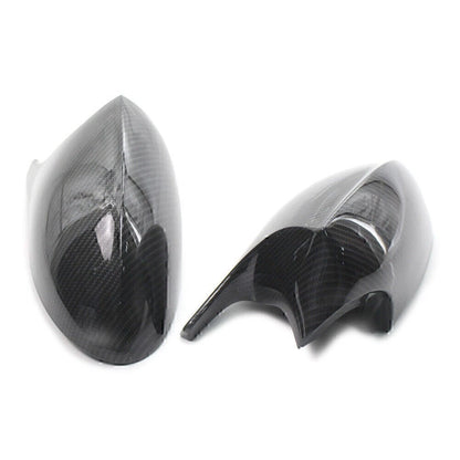 Carbon Rear View Mirror Cover Trim For BMW  3-Series E90 Sedan E91 Touring 05-08