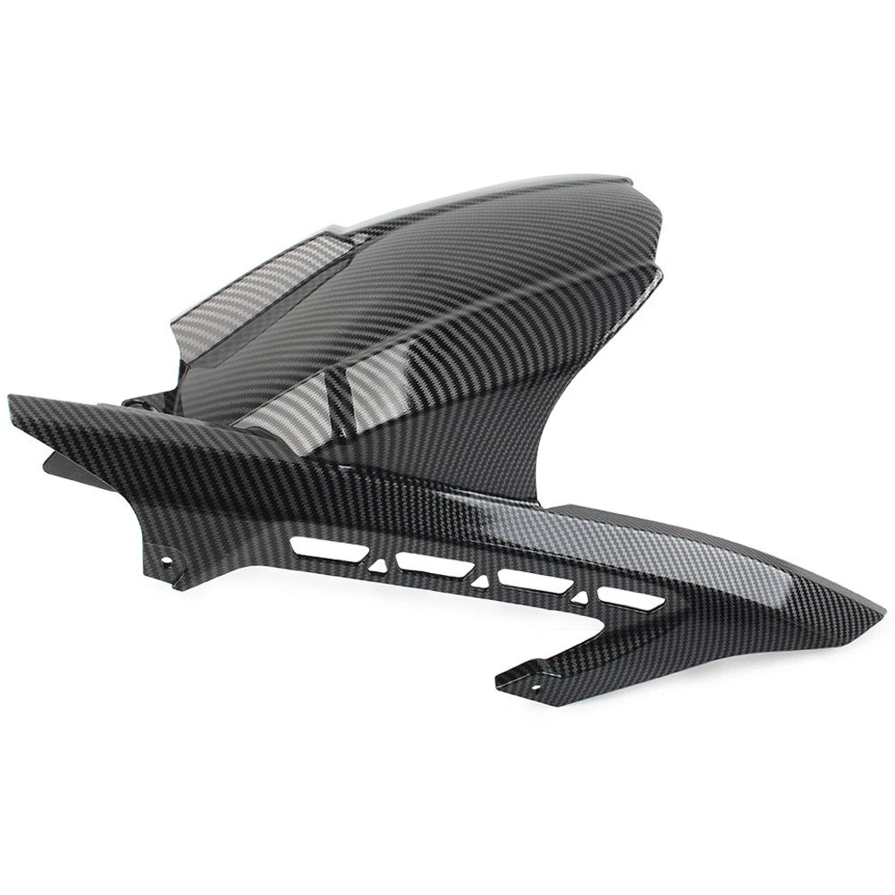 Carbon Fiber Rear Hugger Fender Mudguard Chain Guard For Kawasaki Z900 2017-2023