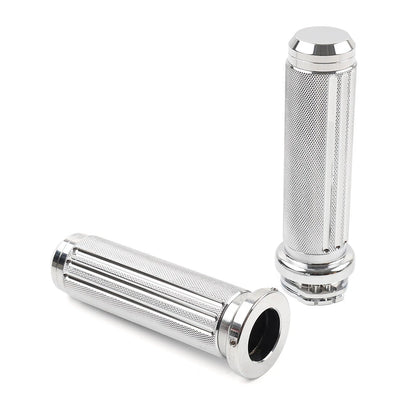 1" Handlebar Hand Grips For Harley Heritage Softail Dyna Chrome US