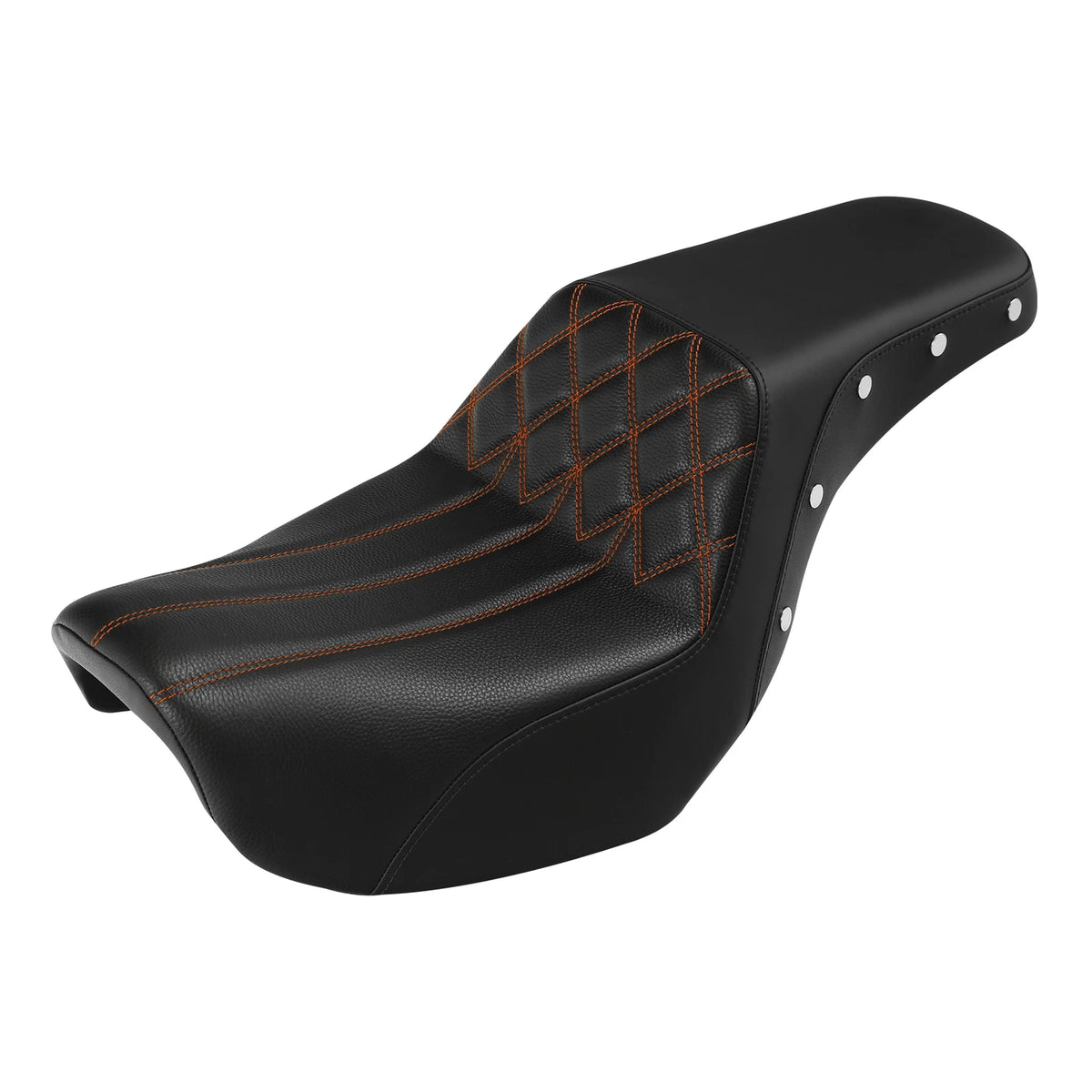 Driver Passenger Seat Fit For Harley Dyna Super Glide Fat Bob 2006-2017 US Black