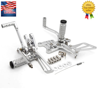 For Suzuki GSXR1000 2000-2004 FXCNC Rearset Footpeg Pedal Rear Set Motorcycle US