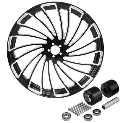 32" x3.5" Front Wheel Rim Dual Disc Hub Fit For Harley Touring Glide ABS 2008-Up