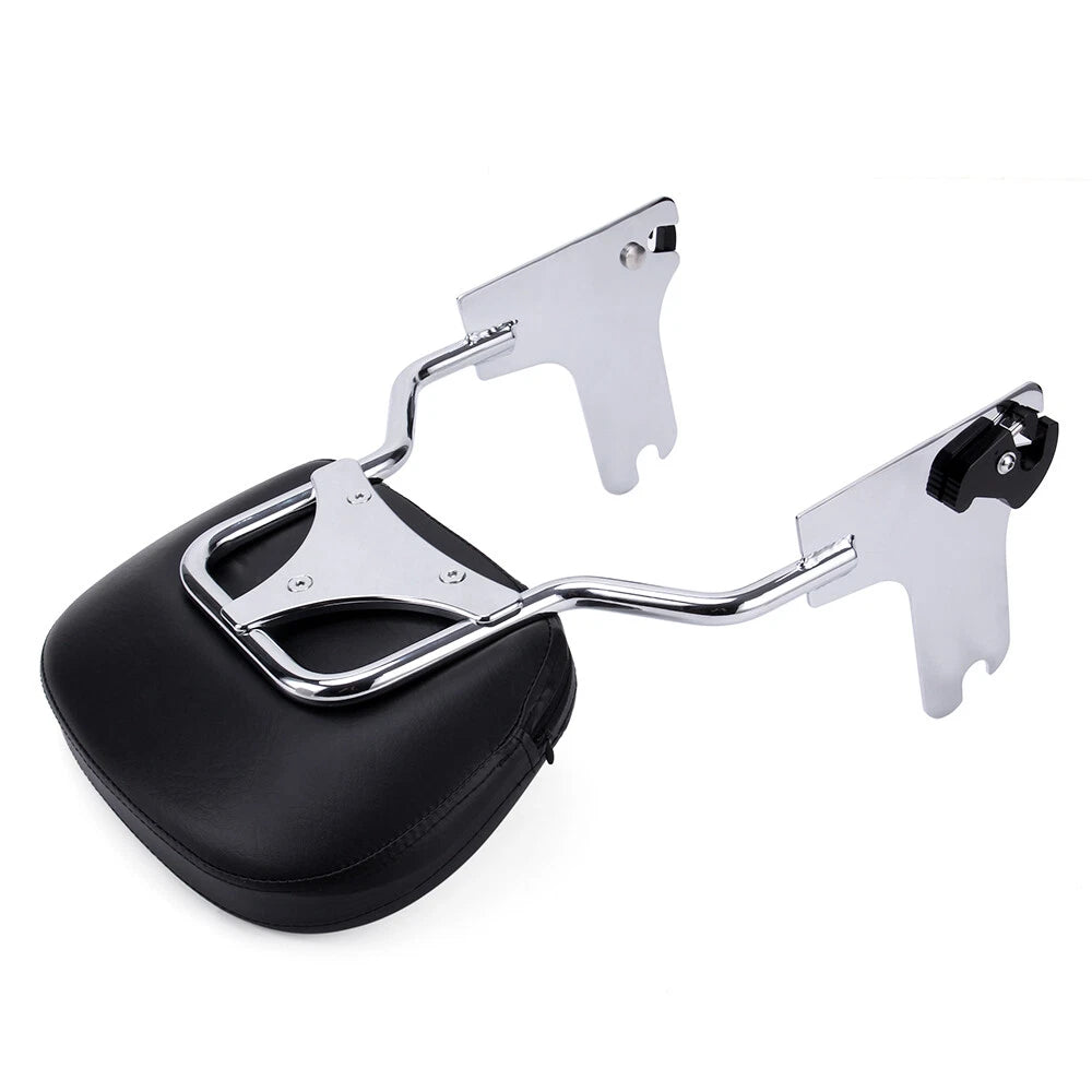 US Passenger Backrest Sissy Bar Pad For Harley Electra Glide Road King 1997-2008
