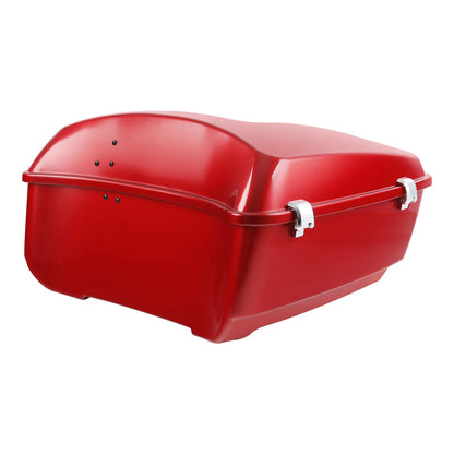 King Trunk Luggage Fit For Harley Touring Road King Glide Wicked Red 14-25 24 23