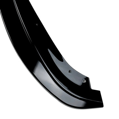 Front Bumper Spoiler Lip For BMW 3 Series E90 4-Door Sedan 2009-12 Bright Black