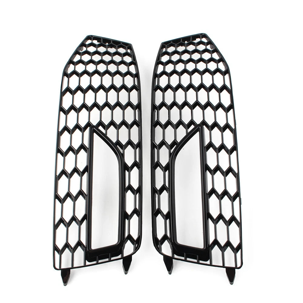 For Audi A4 B8.5 S4 RS4 2013-2015 Front Bumper Grille Cover Honeycomb US